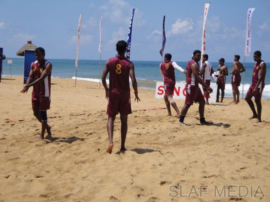 SLAF Men's Handball Team Champ's at Rotary Beach Handball Festival
