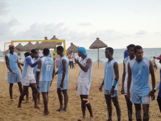 SLAF Men's Handball Team Champ's at Rotary Beach Handball Festival