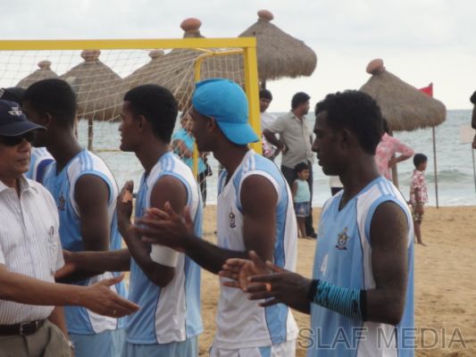 SLAF Men's Handball Team Champ's at Rotary Beach Handball Festival