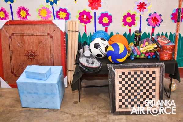 SLAF SEVA VANITHA UNIT DONATES SPORTS AND EDUCATIONAL ESSENTIALS TO 'HEPOLA PRIMARY SCHOOL AT BIBILE