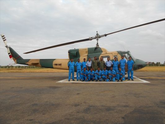 SLAF Bell 212 Helicopter Reaches 10,000 Flying Hours