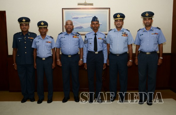 Best Airman 2014 Award Winner F/Sgt Jayathilake NR Promoted to the Rank of Warrant Officer