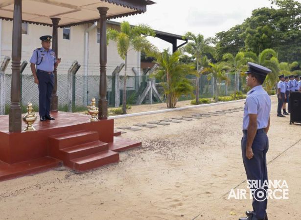 CHANGE OF COMMAND AT SLAF STATION BANDARANAIKE INTERNATIONAL AIRPORT
