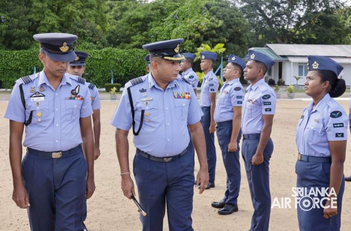 CHANGE OF COMMAND AT SLAF STATION BANDARANAIKE INTERNATIONAL AIRPORT