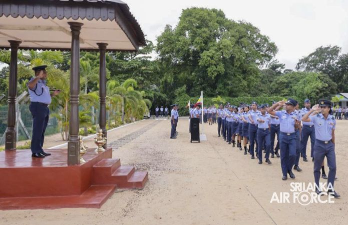 CHANGE OF COMMAND AT SLAF STATION BANDARANAIKE INTERNATIONAL AIRPORT