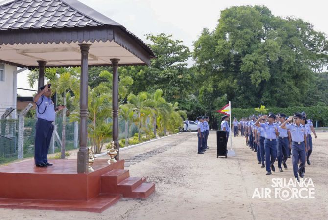 CHANGE OF COMMAND AT SLAF STATION BANDARANAIKE INTERNATIONAL AIRPORT