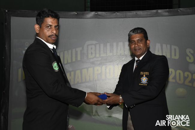 INTER UNIT BILLIARDS AND SNOOKER CHAMPIONSHIP 2022