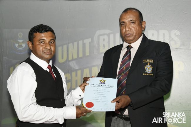 INTER UNIT BILLIARDS AND SNOOKER CHAMPIONSHIP 2022