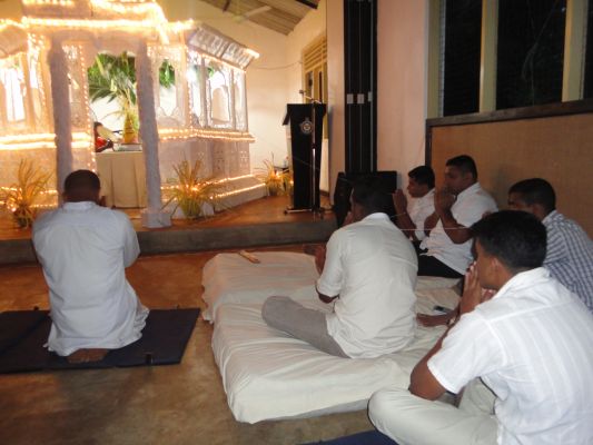 போர் வீரர்களுக்கான ஆசிர்வாத நிகழ்ச்சி.