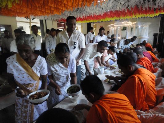 போர் வீரர்களுக்கான ஆசிர்வாத நிகழ்ச்சி.