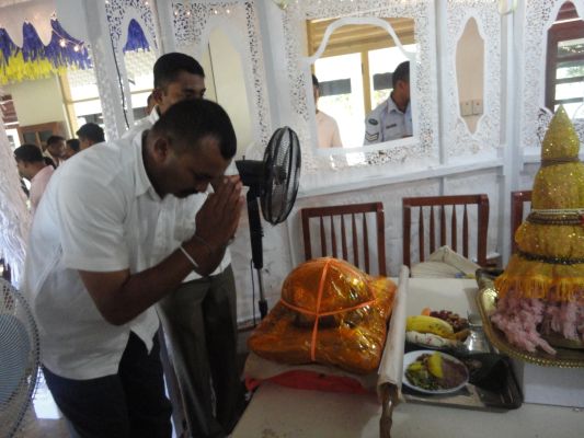 போர் வீரர்களுக்கான ஆசிர்வாத நிகழ்ச்சி.