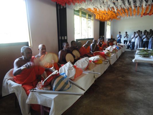 போர் வீரர்களுக்கான ஆசிர்வாத நிகழ்ச்சி.