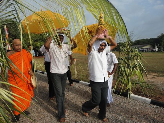 போர் வீரர்களுக்கான ஆசிர்வாத நிகழ்ச்சி.