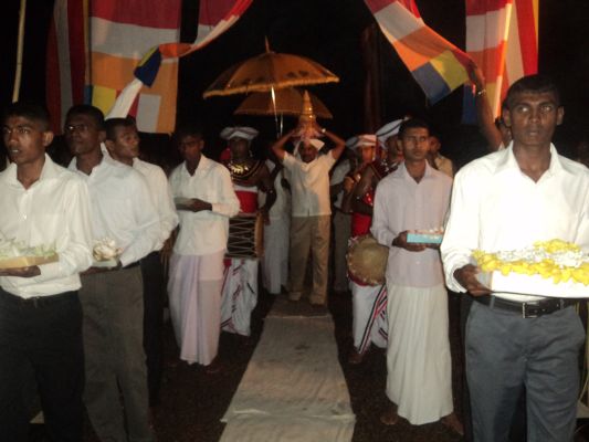 போர் வீரர்களுக்கான ஆசிர்வாத நிகழ்ச்சி.