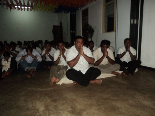 போர் வீரர்களுக்கான ஆசிர்வாத நிகழ்ச்சி.