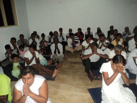 போர் வீரர்களுக்கான ஆசிர்வாத நிகழ்ச்சி.