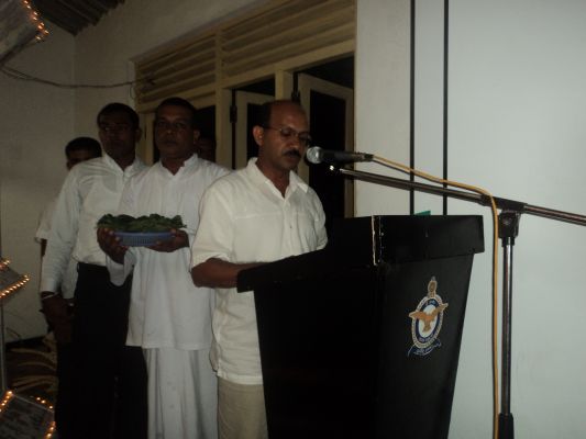 போர் வீரர்களுக்கான ஆசிர்வாத நிகழ்ச்சி.