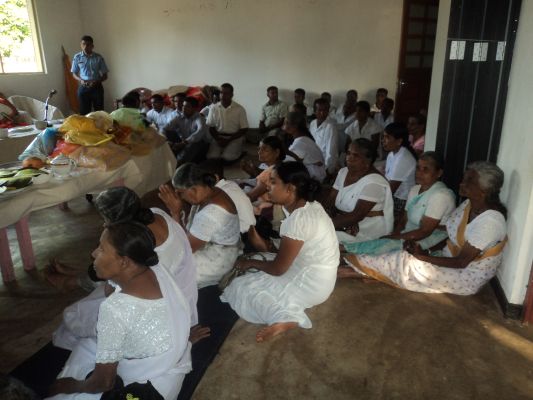 போர் வீரர்களுக்கான ஆசிர்வாத நிகழ்ச்சி.