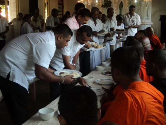 போர் வீரர்களுக்கான ஆசிர்வாத நிகழ்ச்சி.