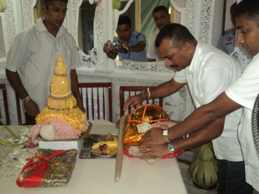 போர் வீரர்களுக்கான ஆசிர்வாத நிகழ்ச்சி.