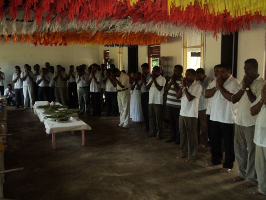 போர் வீரர்களுக்கான ஆசிர்வாத நிகழ்ச்சி.