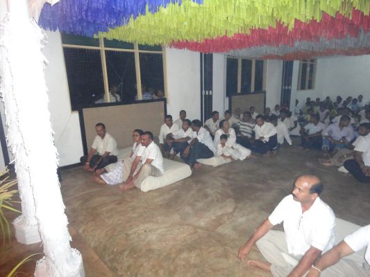 போர் வீரர்களுக்கான ஆசிர்வாத நிகழ்ச்சி.