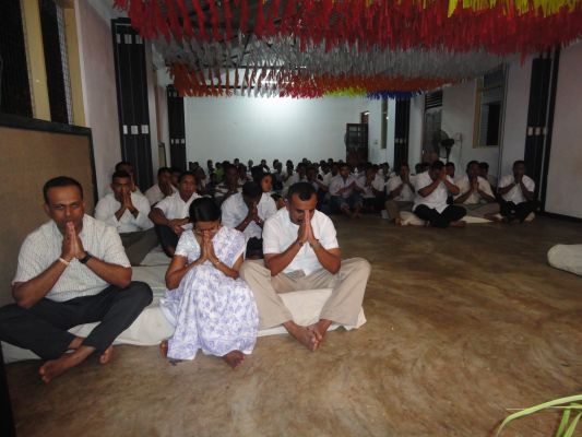 போர் வீரர்களுக்கான ஆசிர்வாத நிகழ்ச்சி.