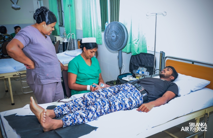 SLAF CTS DIYATALAWA CONDUCTS SUCCESSFUL VOLUNTARY BLOOD DONATION CAMPAIGN