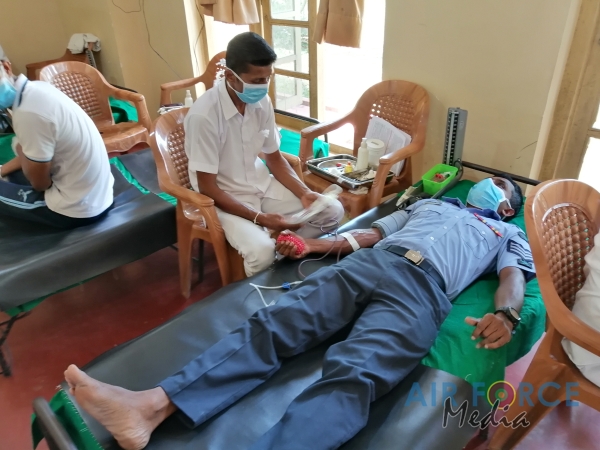 SLAF Station Koggala Conducts a Blood Donation Campaign