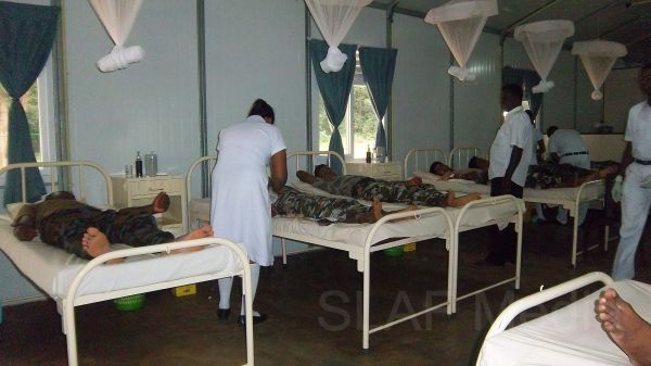A blood donation campaign was organized by Sri Lanka Air Force Station Mullaittivu