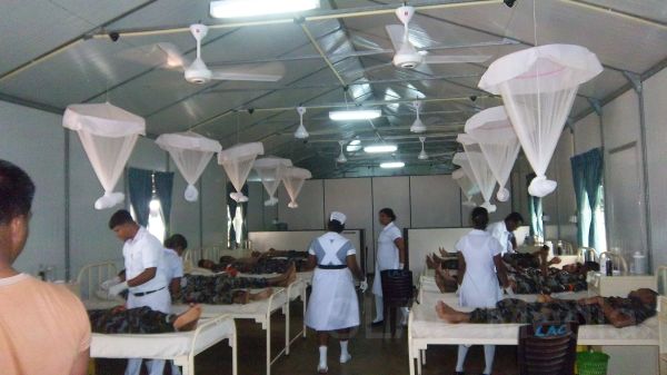 A blood donation campaign was organized by Sri Lanka Air Force Station Mullaittivu