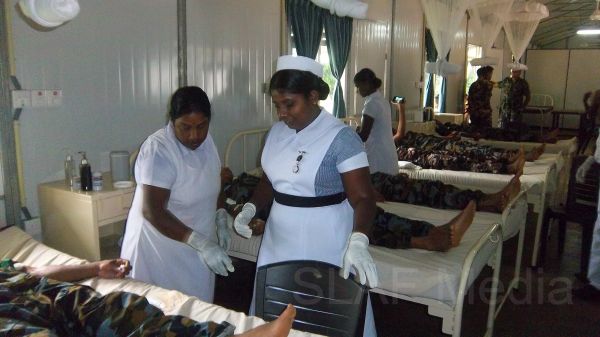 A blood donation campaign was organized by Sri Lanka Air Force Station Mullaittivu