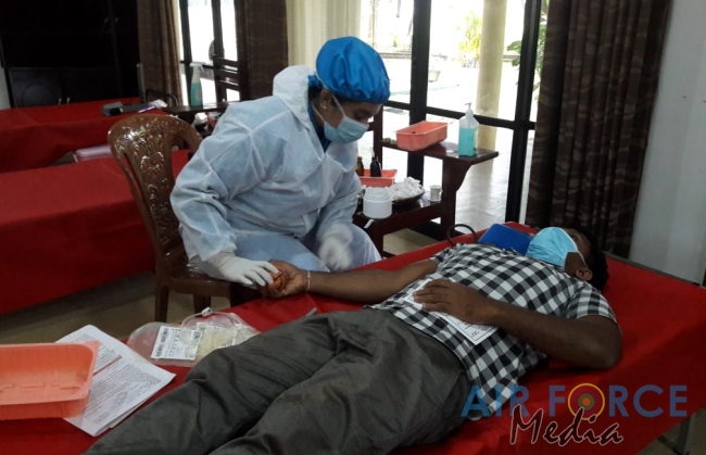 SLAF
STATION SIGIRIYA CONDUCTS A BLOOD DONATION CAMPAIGN