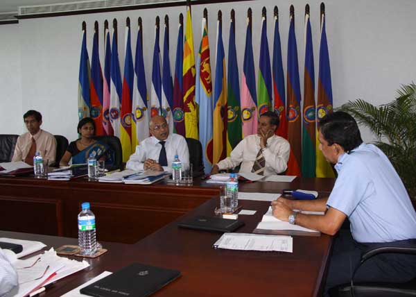 The Commander of the SLAF presided as Chairman of first board meeting of the Civil Aviation Authority The Commander of the SLAF presided as Chairman of first board meeting of the Civil Aviation Authority