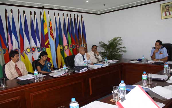 The Commander of the SLAF presided as Chairman of first board meeting of the Civil Aviation Authority The Commander of the SLAF presided as Chairman of first board meeting of the Civil Aviation Authority