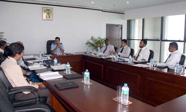 The Commander of the SLAF presided as Chairman of first board meeting of the Civil Aviation Authority The Commander of the SLAF presided as Chairman of first board meeting of the Civil Aviation Authority