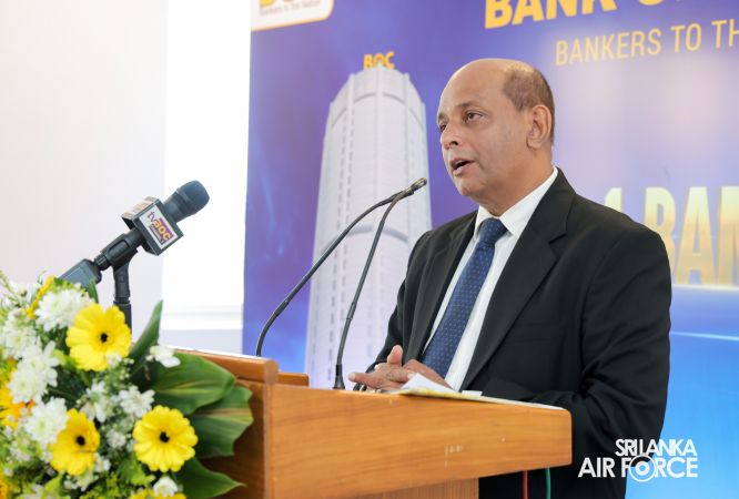 BANK OF CEYLON OPENS LIMITED SERVICE BRANCH AT DEFENCE HEADQUARTERS COMPLEX, AKUREGODA