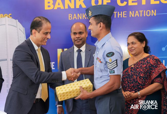 BANK OF CEYLON OPENS LIMITED SERVICE BRANCH AT DEFENCE HEADQUARTERS COMPLEX, AKUREGODA