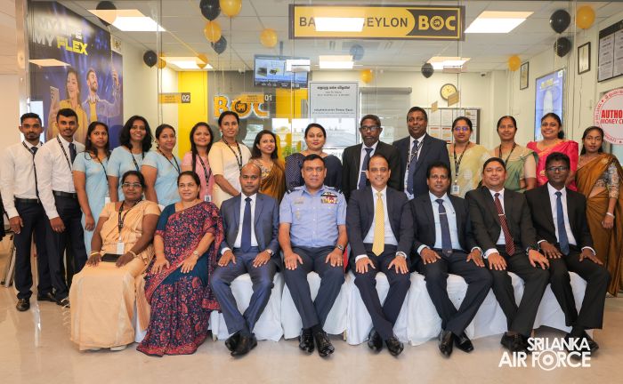 BANK OF CEYLON OPENS LIMITED SERVICE BRANCH AT DEFENCE HEADQUARTERS COMPLEX, AKUREGODA