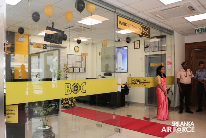 BANK OF CEYLON OPENS LIMITED SERVICE BRANCH AT DEFENCE HEADQUARTERS COMPLEX, AKUREGODA