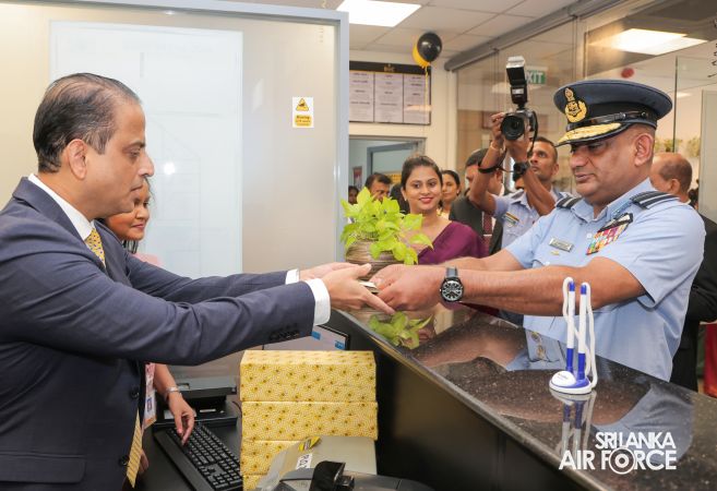 BANK OF CEYLON OPENS LIMITED SERVICE BRANCH AT DEFENCE HEADQUARTERS COMPLEX, AKUREGODA