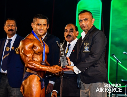 SLAF
BODYBUILDERS SHINE AT THE 75TH MR SRI LANKA BODYBUILDING COMPETITION