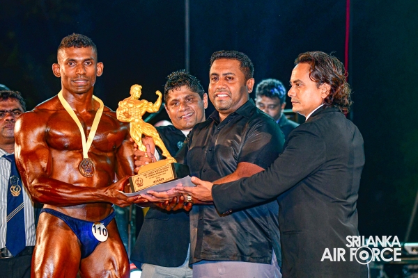 SLAF
BODYBUILDERS SHINE AT THE 75TH MR SRI LANKA BODYBUILDING COMPETITION