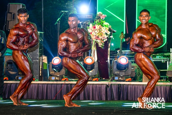 SLAF
BODYBUILDERS SHINE AT THE 75TH MR SRI LANKA BODYBUILDING COMPETITION