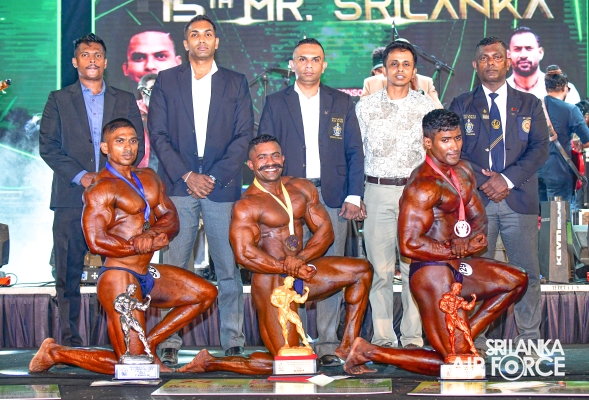 SLAF
BODYBUILDERS SHINE AT THE 75TH MR SRI LANKA BODYBUILDING COMPETITION