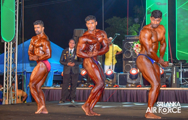 SLAF
BODYBUILDERS SHINE AT THE 75TH MR SRI LANKA BODYBUILDING COMPETITION