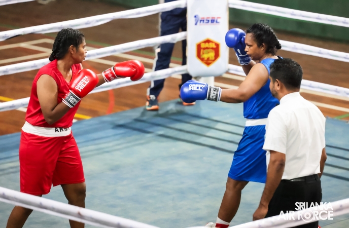 SLAF WOMEN’S BOXING TEAM CROWNED AT THE 13TH DEFENCE SERVICES BOXING CHAMPIONSHIP 2024/2025