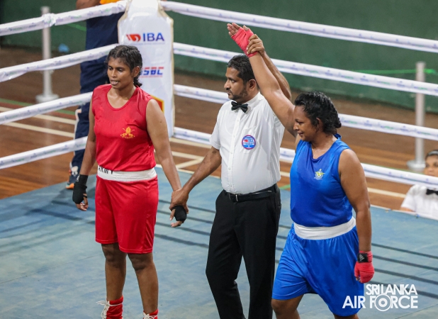 SLAF WOMEN’S BOXING TEAM CROWNED AT THE 13TH DEFENCE SERVICES BOXING CHAMPIONSHIP 2024/2025
