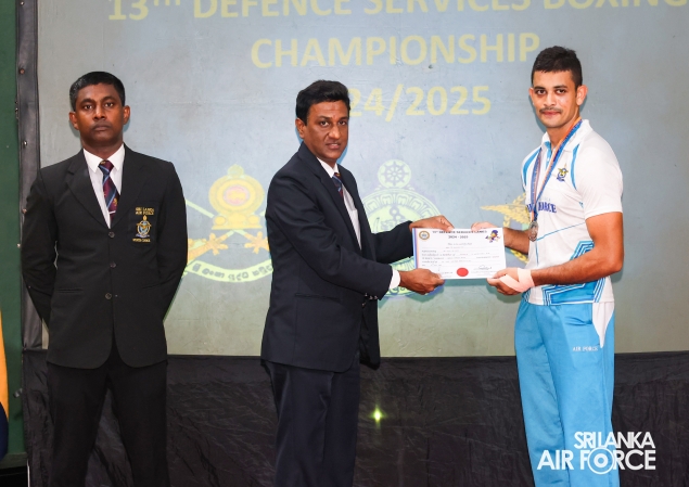 SLAF WOMEN’S BOXING TEAM CROWNED AT THE 13TH DEFENCE SERVICES BOXING CHAMPIONSHIP 2024/2025