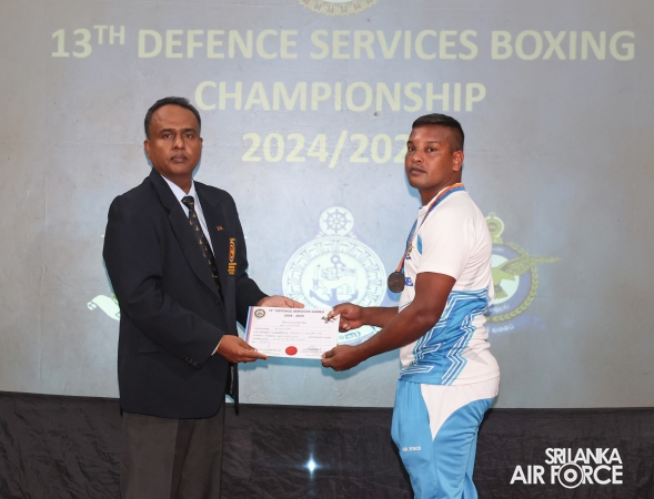 SLAF WOMEN’S BOXING TEAM CROWNED AT THE 13TH DEFENCE SERVICES BOXING CHAMPIONSHIP 2024/2025